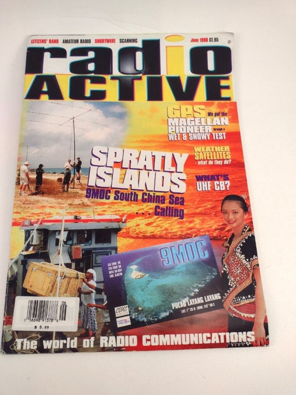Radio Active Magazine June 1998 Amateur Shortwave Scanning South China CB